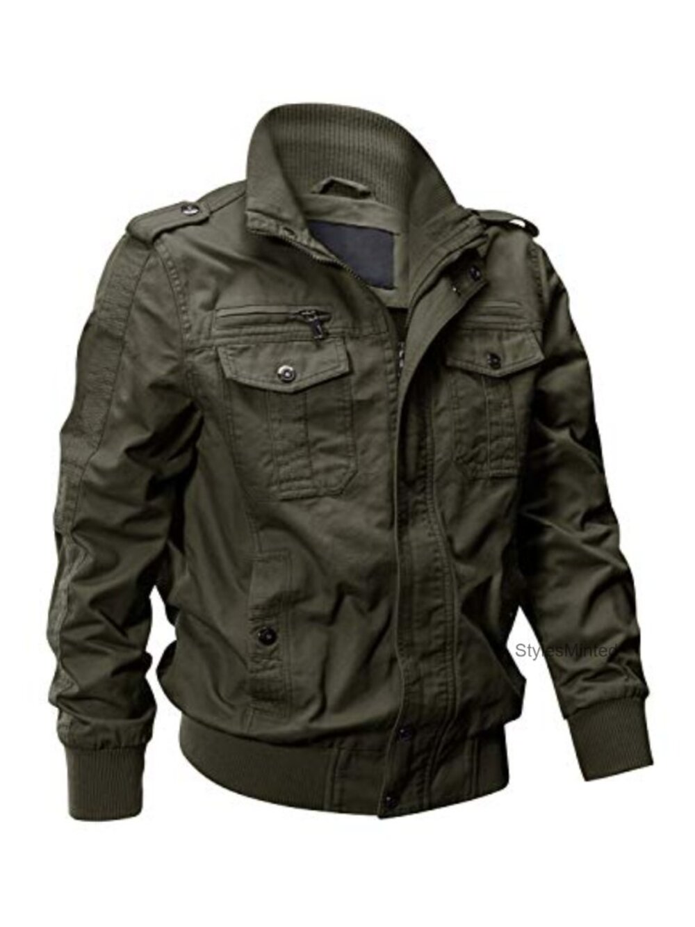 Military Flight Jacket Cotton Multi Pocket Workwear